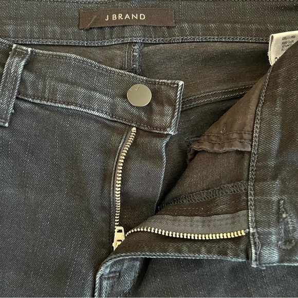 J BRAND Denim 835 Skinny Jeans Mid Rise Ankle Dark Wash Complex Size 30 - Picture 6 of 10